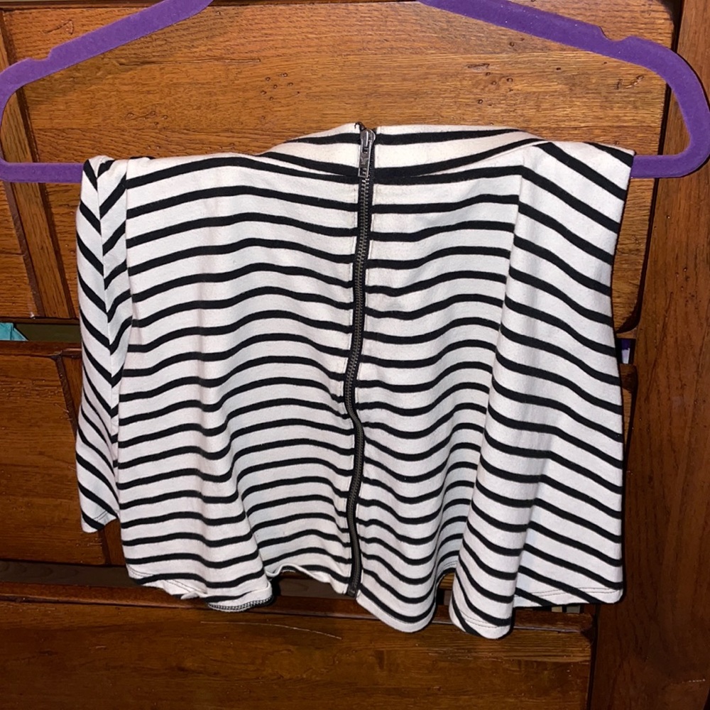 Striped mini skirt from American Eagle.